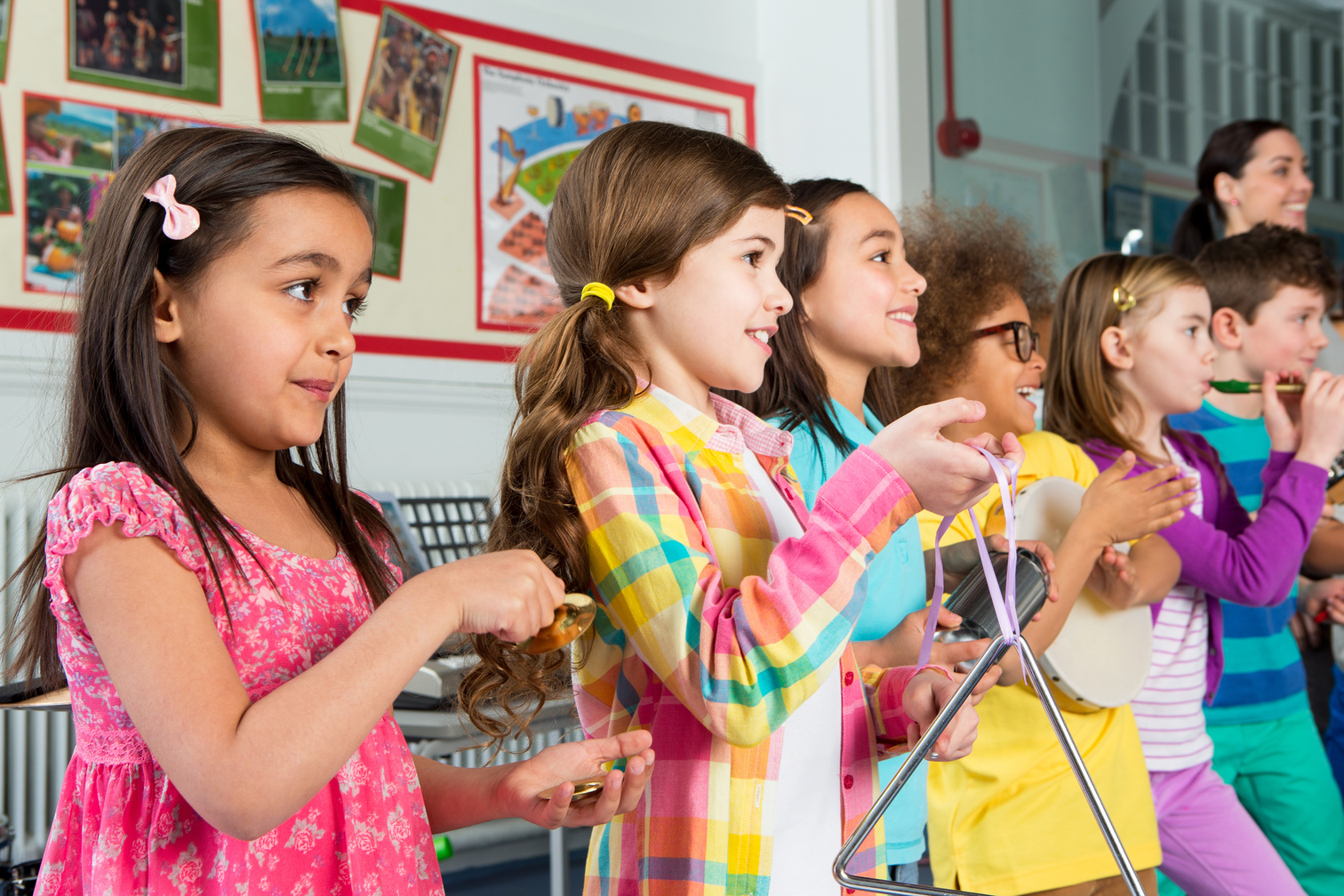 Children in Music Class